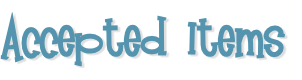 Accepted Items