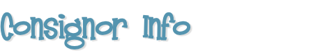 Consignor Info