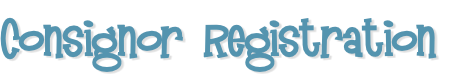 Consignor Registration